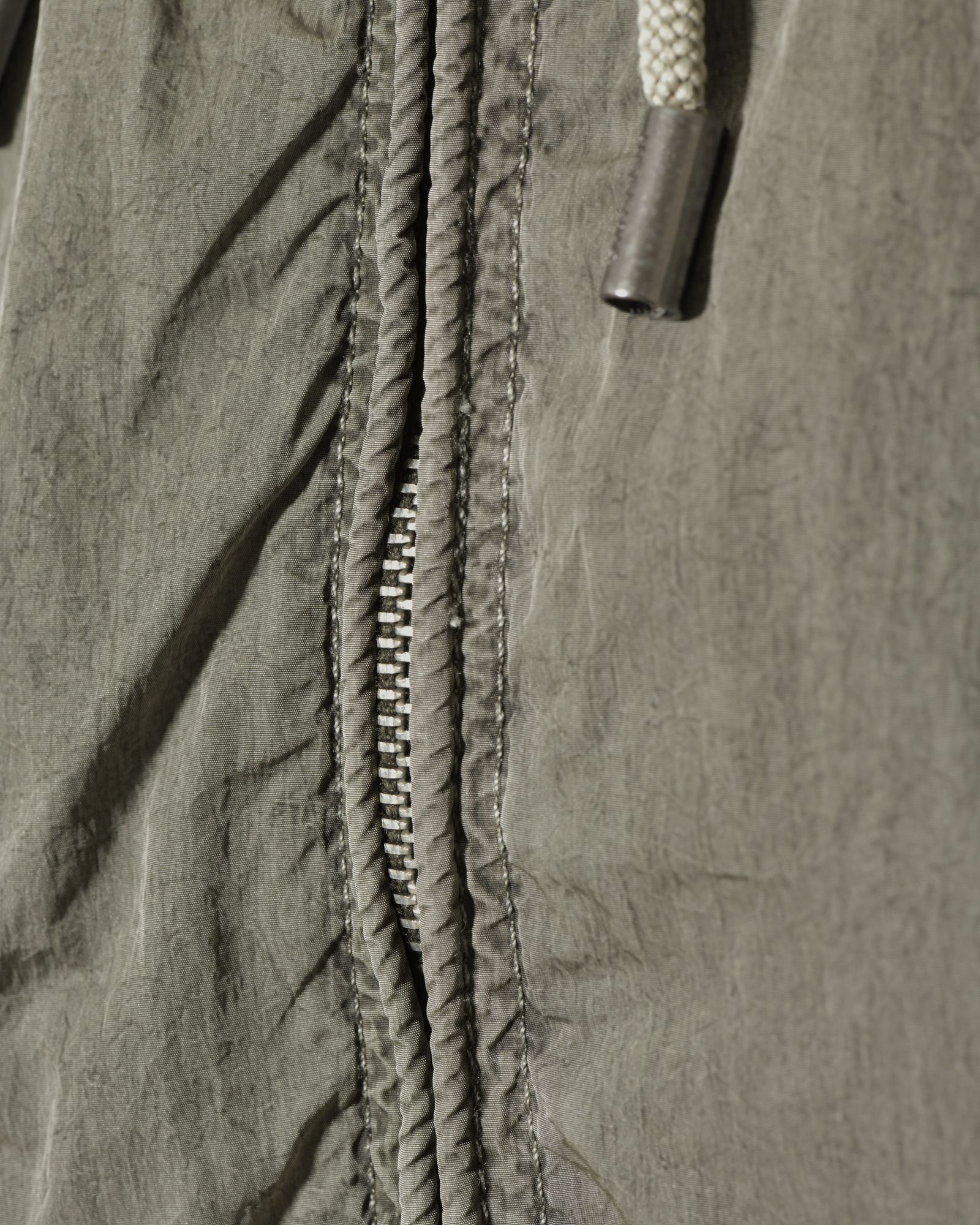 Veste coupe vent à capuche kaki Keeling