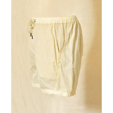 Short de bain beige effet froissé Keeling