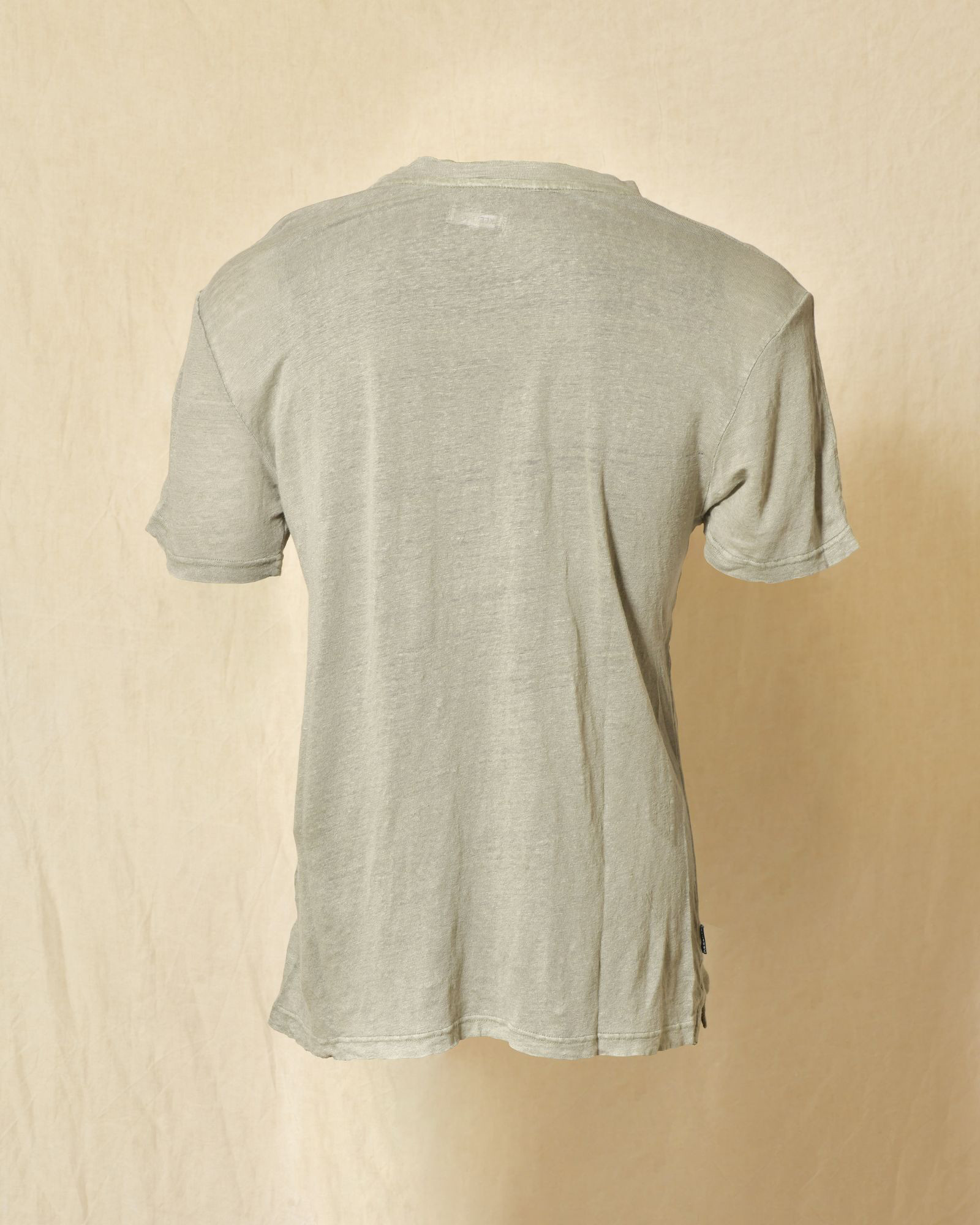 T-shirt en lin vert Keeling