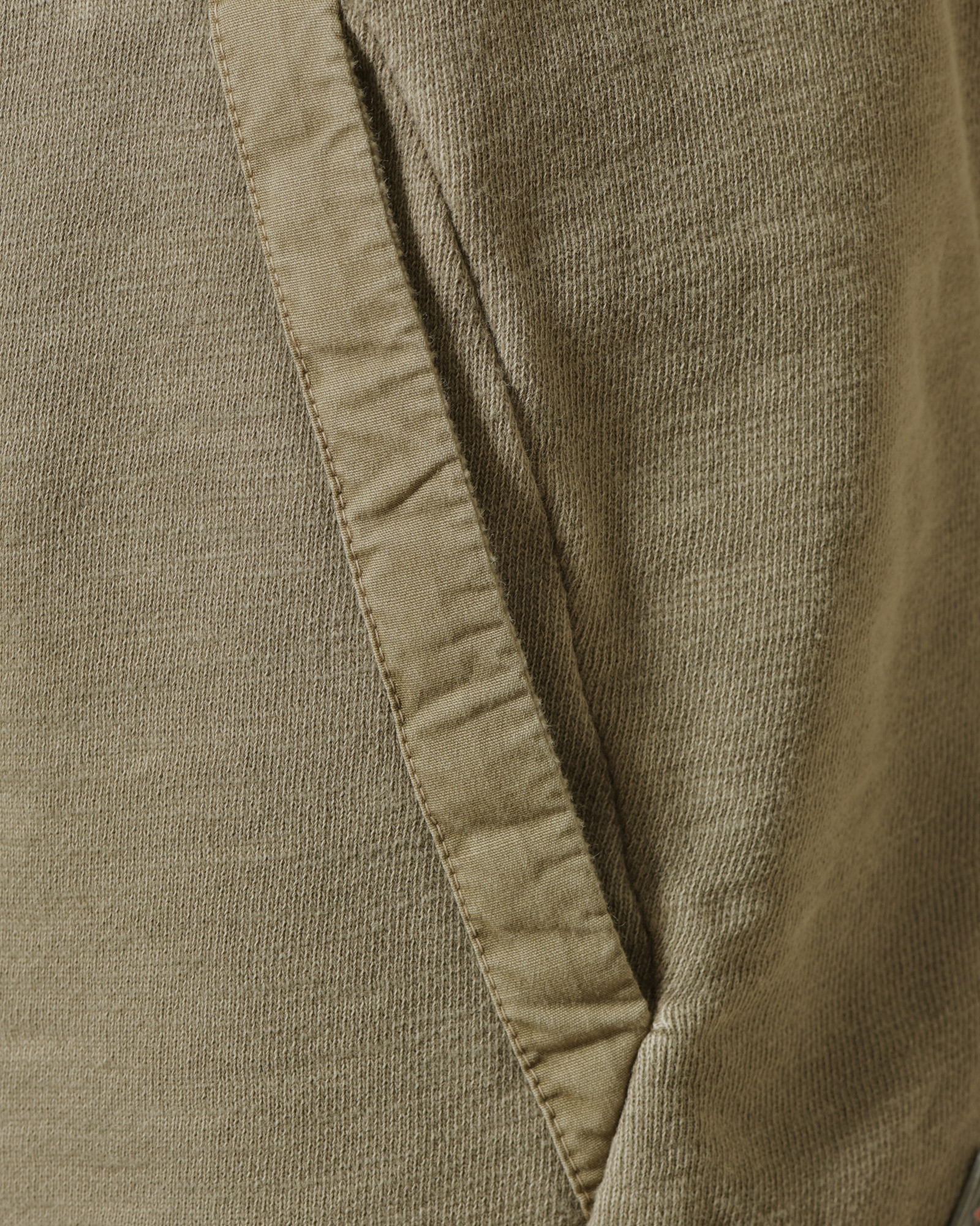 Sweat à capuche sans manches kaki clair Keeling