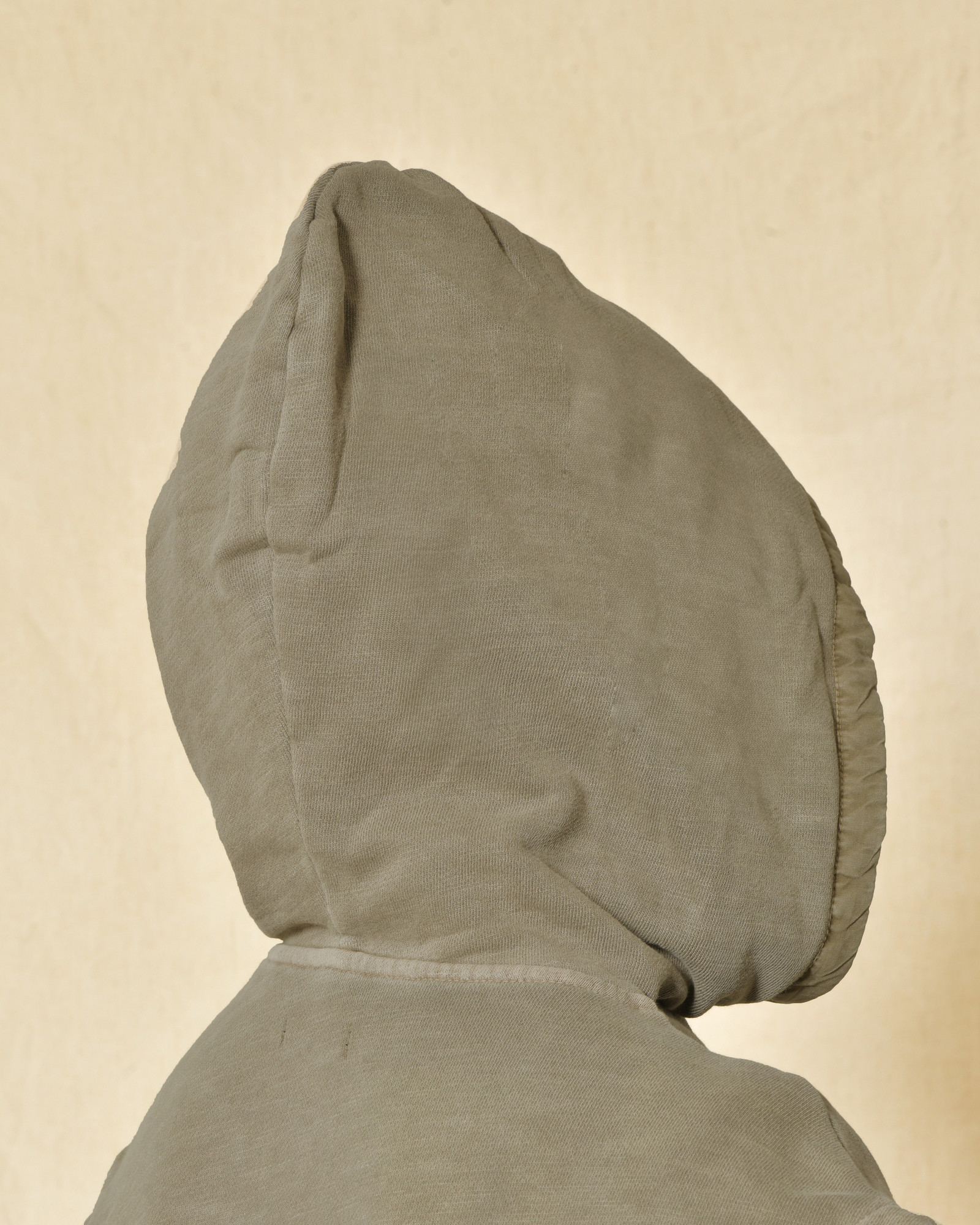 Sweat à capuche sans manches kaki clair Keeling