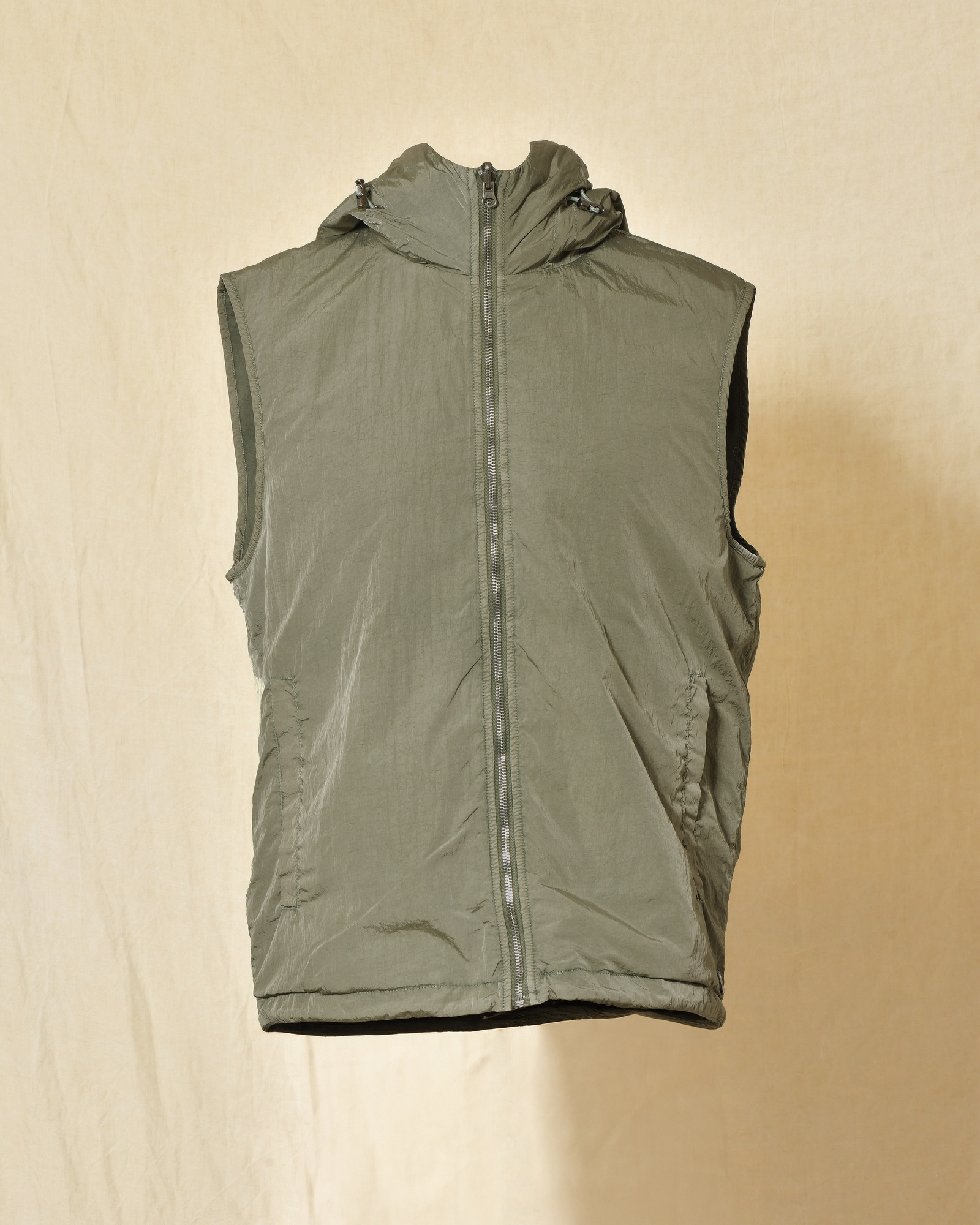 Veste coupe vent réversible à capuche verte Keeling