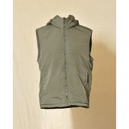 Veste coupe vent réversible à capuche verte Keeling
