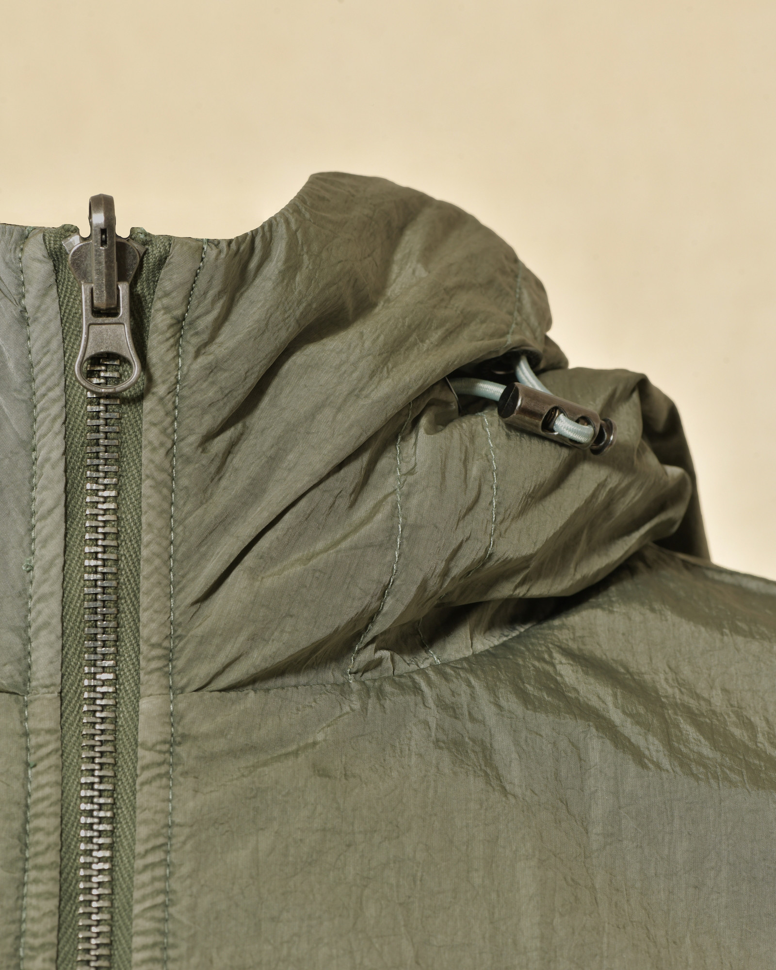 Veste coupe vent réversible à capuche verte Keeling