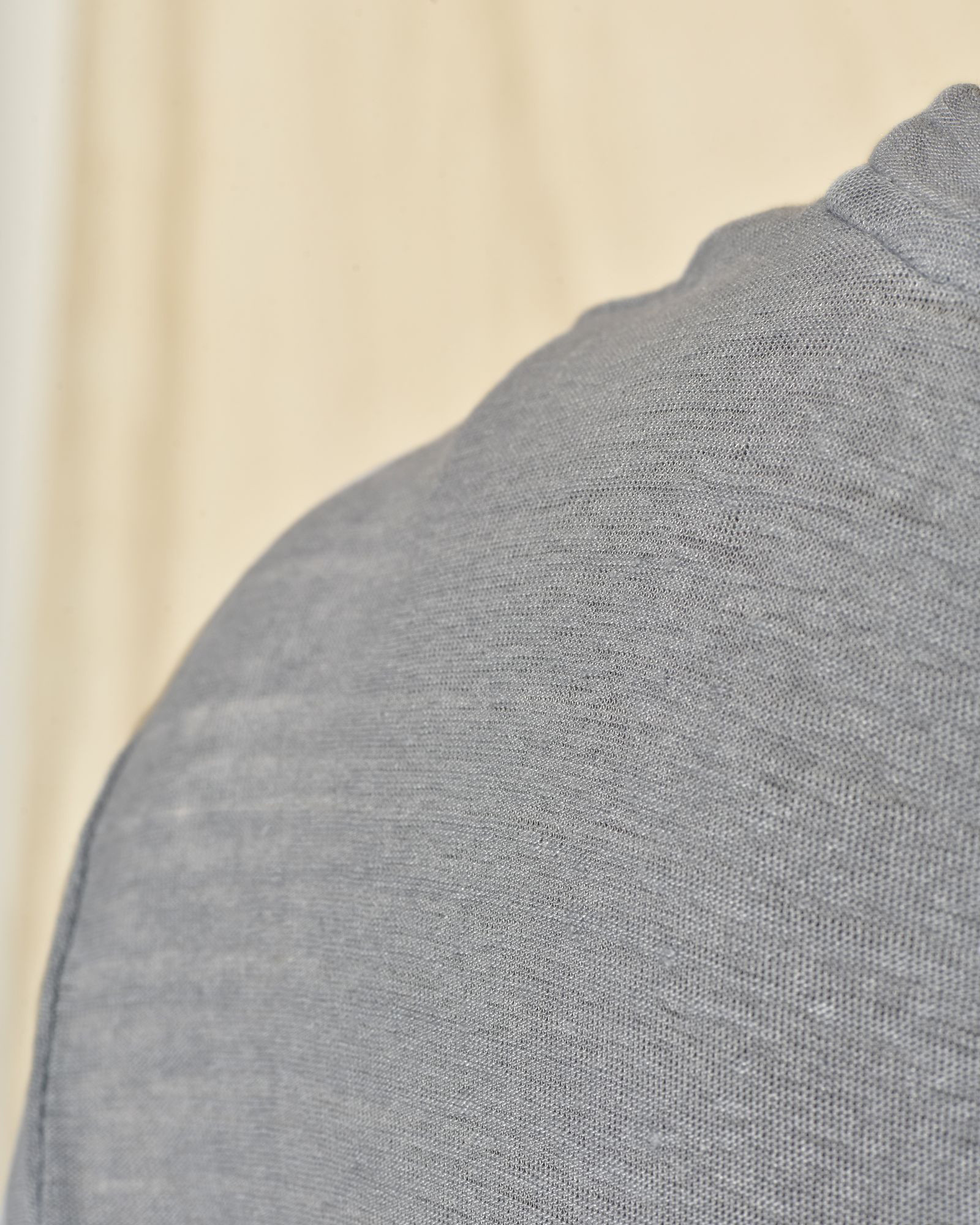T-shirt en lin bleu Keeling