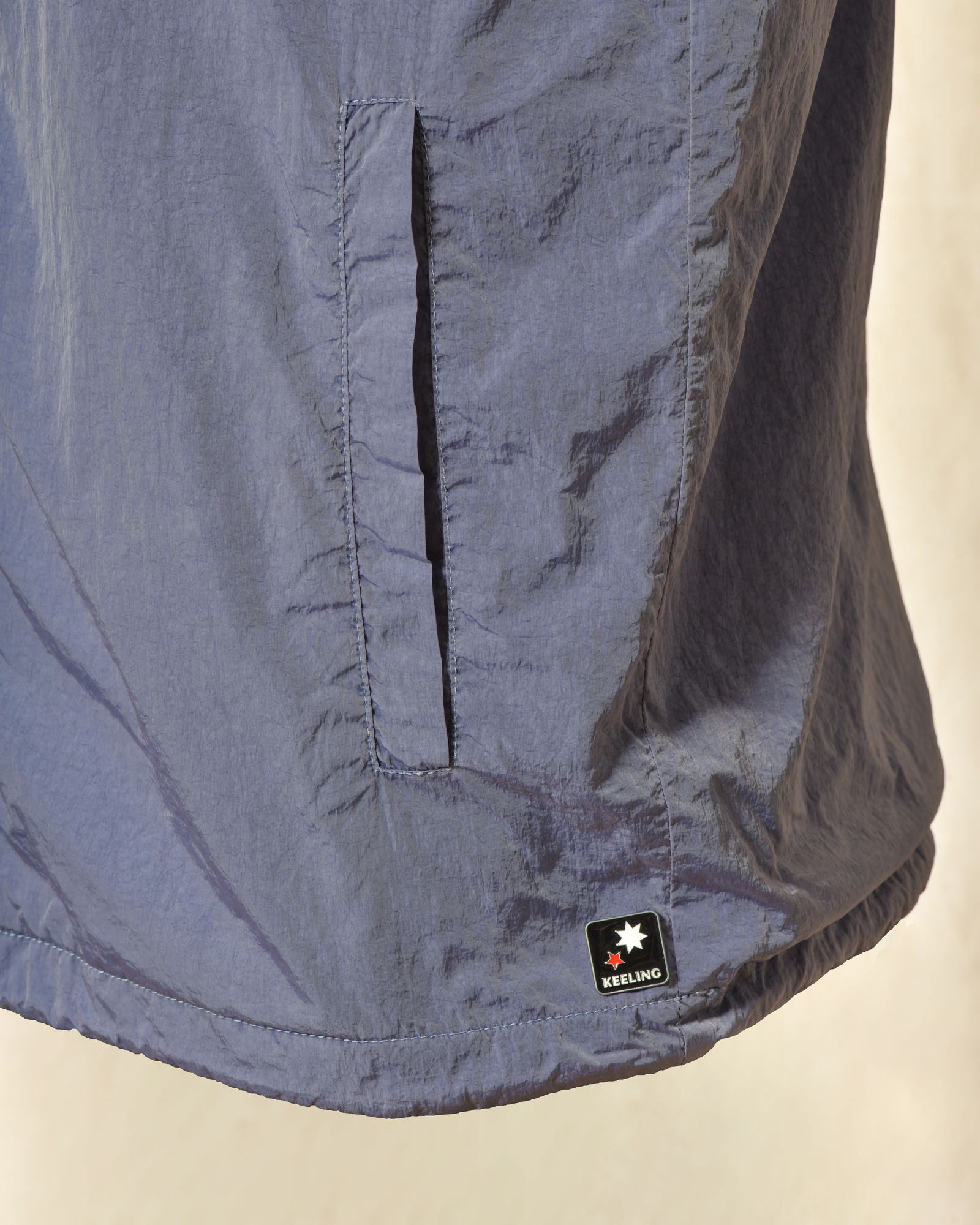 Veste coupe vent réversible bleu Keeling