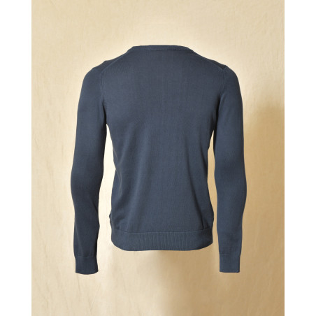 Pull bleu foncé Bramante