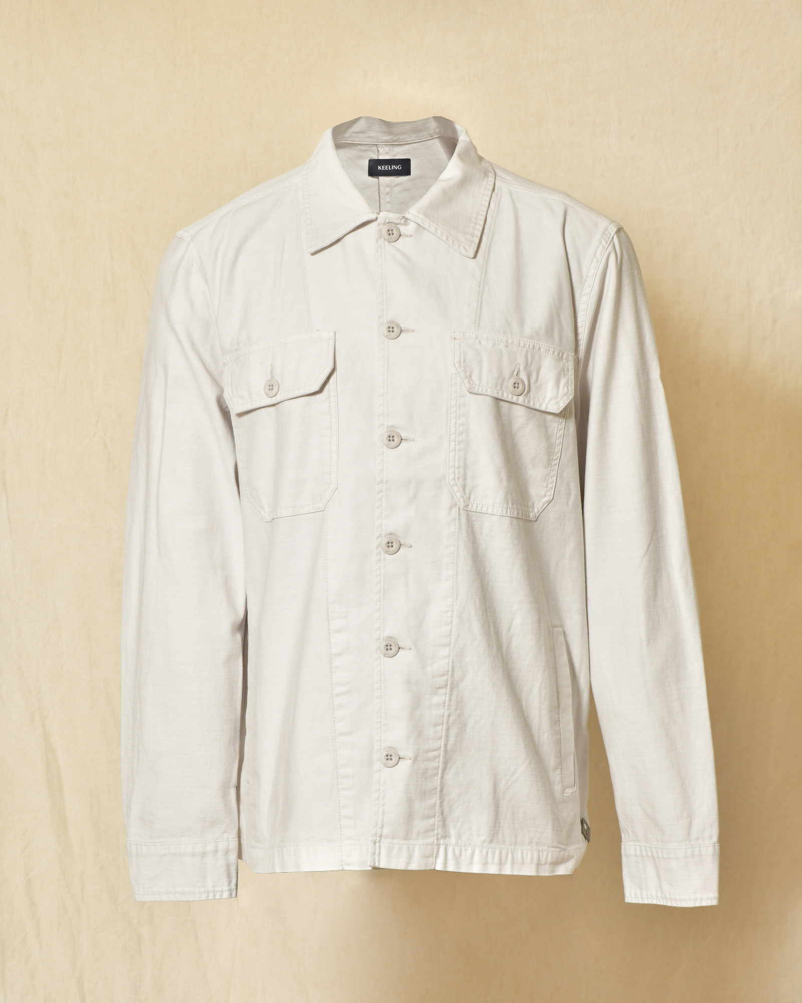 Veste utilitaire gris clair Keeling