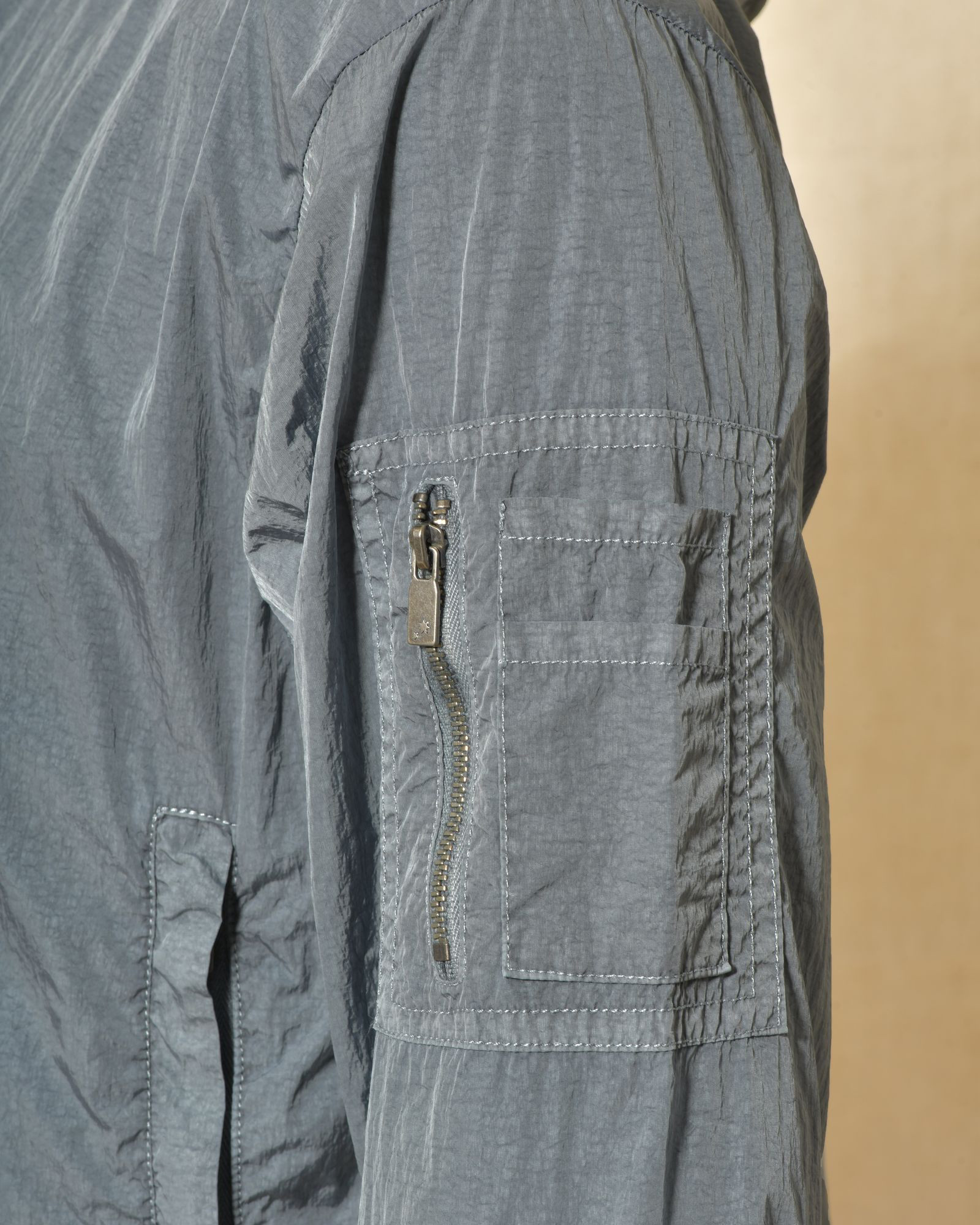 Veste coupe vent à capuche bleu Keeling