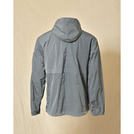 Veste coupe vent à capuche bleu Keeling