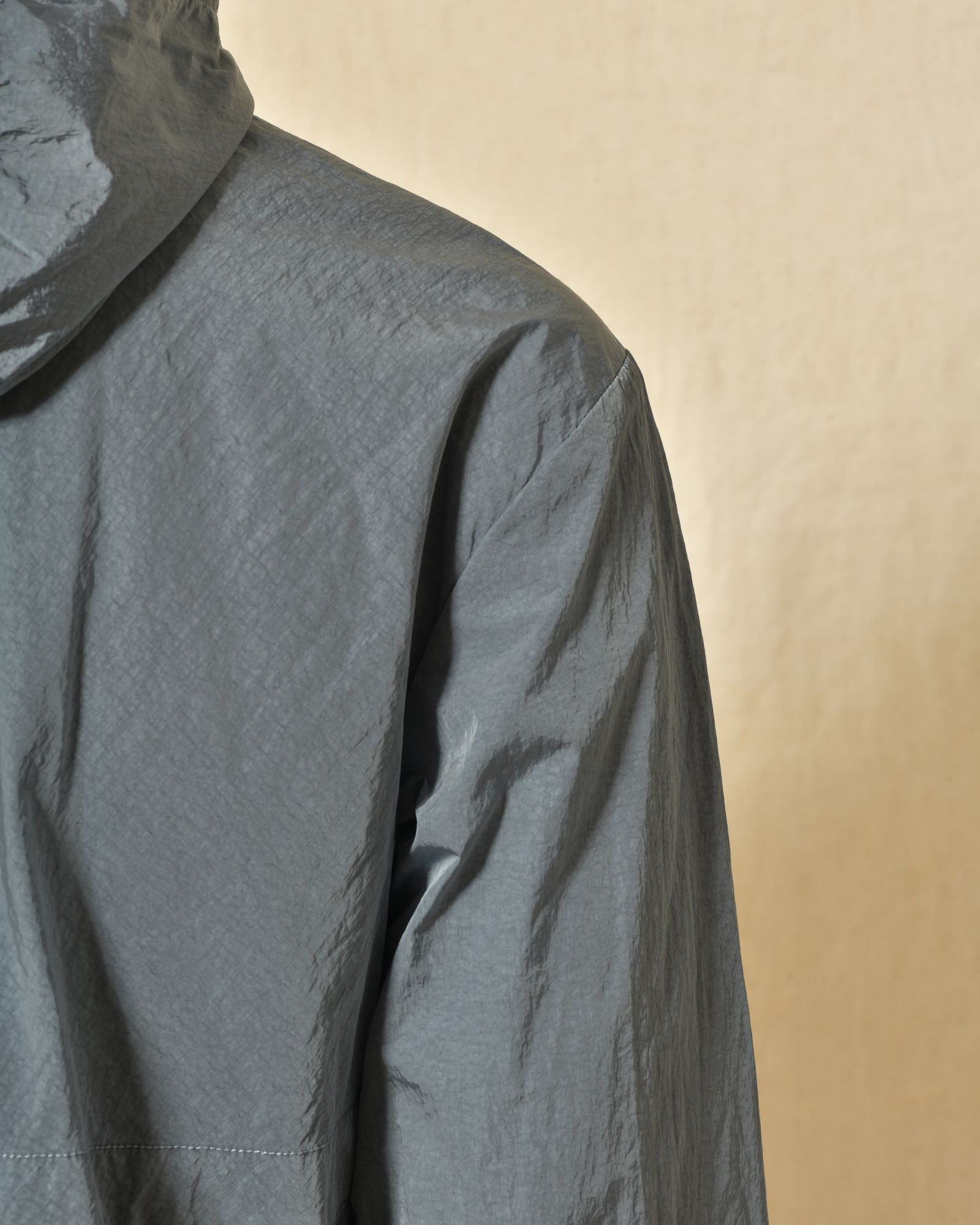 Veste coupe vent à capuche bleu Keeling