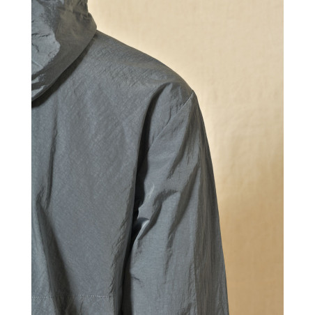 Veste coupe vent à capuche bleu Keeling