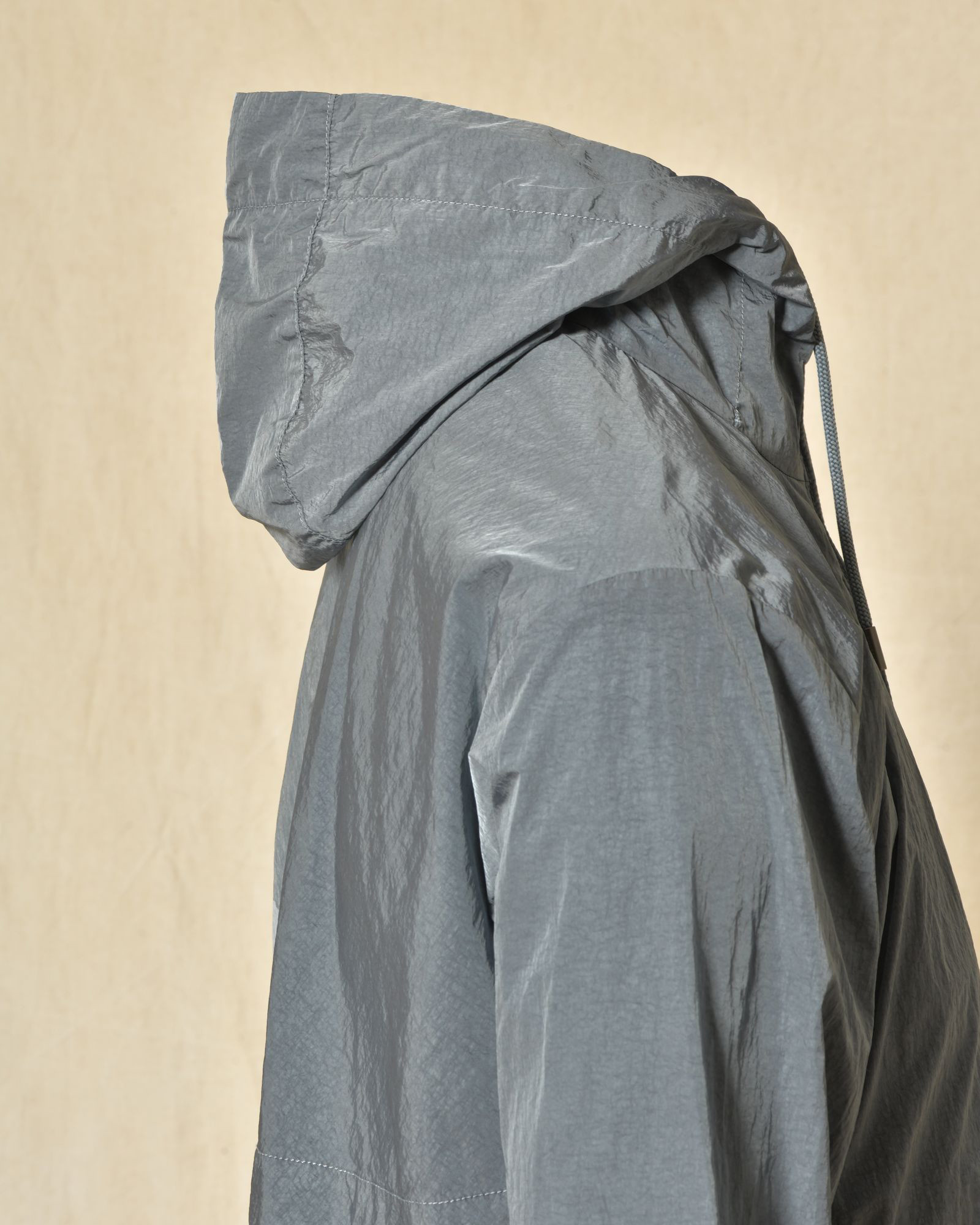 Veste coupe vent à capuche bleu Keeling