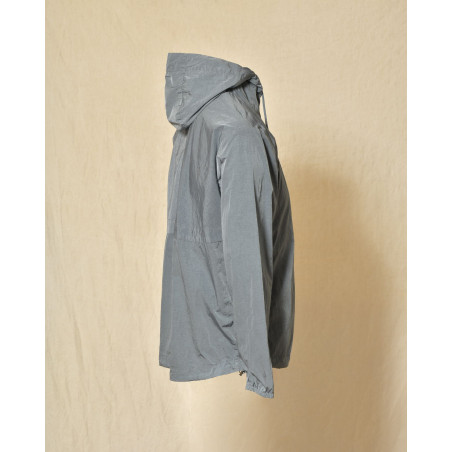 Veste coupe vent à capuche bleu Keeling