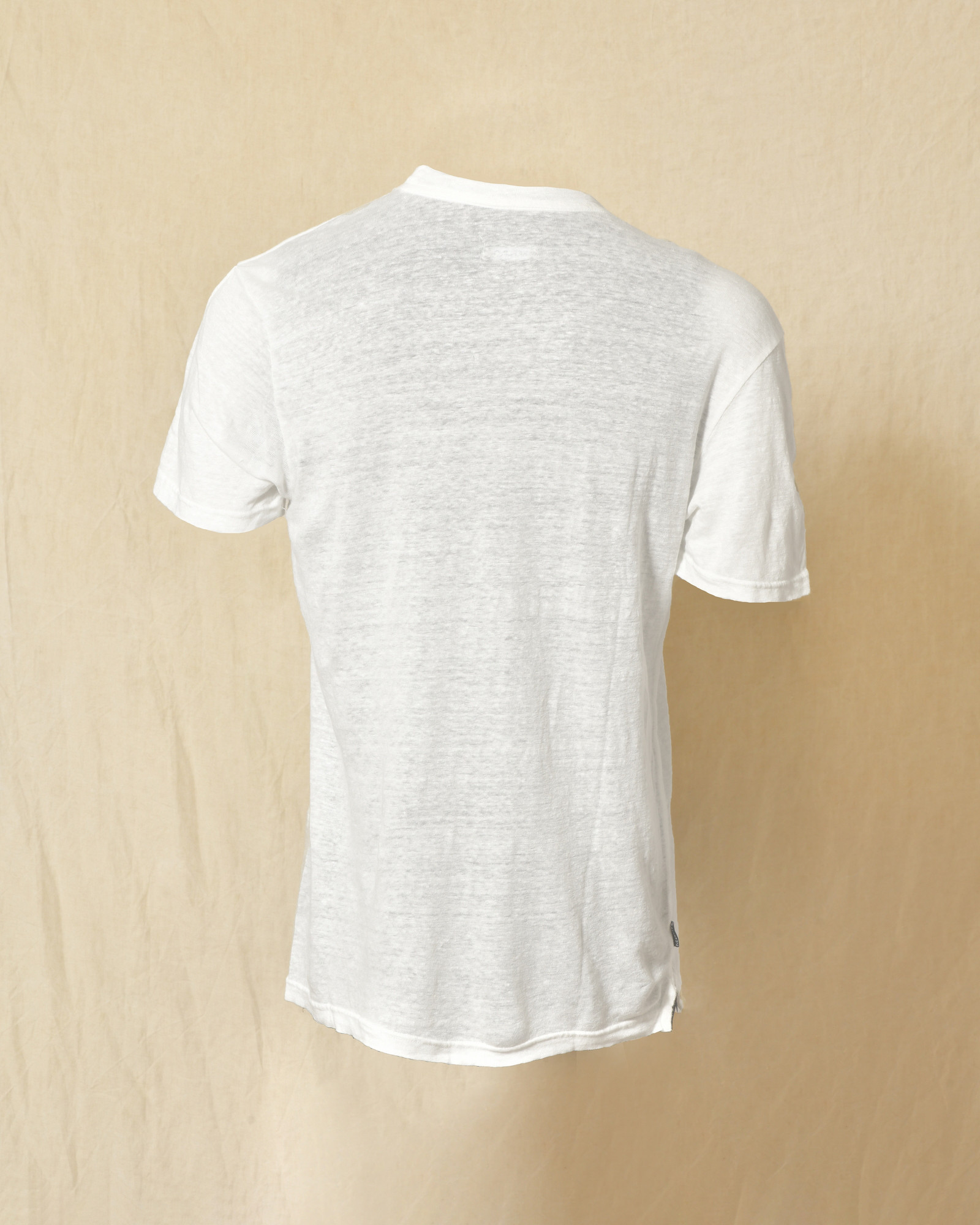 T-shirt en lin blanc Keeling