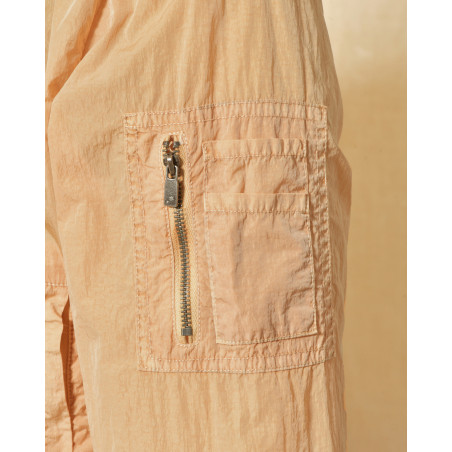 Veste coupe vent à capuche orange Keeling