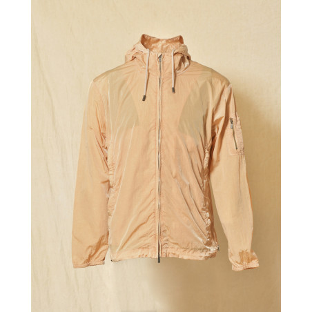 Veste coupe vent à capuche orange Keeling