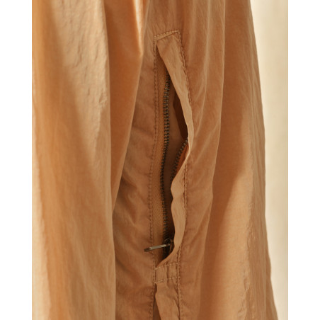 Veste coupe vent à capuche orange Keeling
