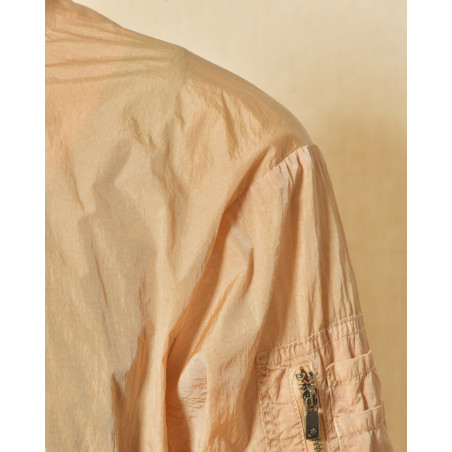 Veste coupe vent à capuche orange Keeling