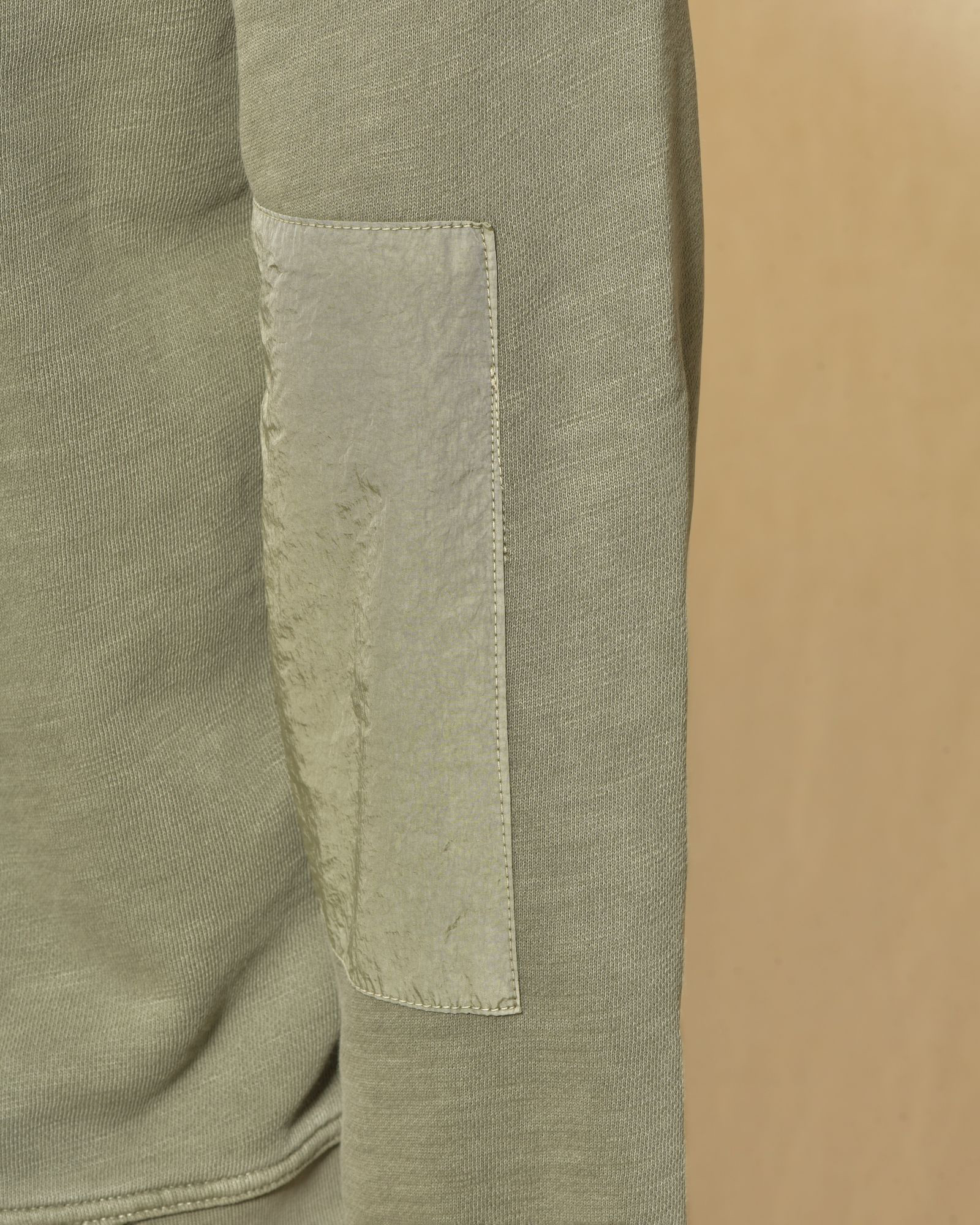 Veste de jogging bi-matière verte Keeling