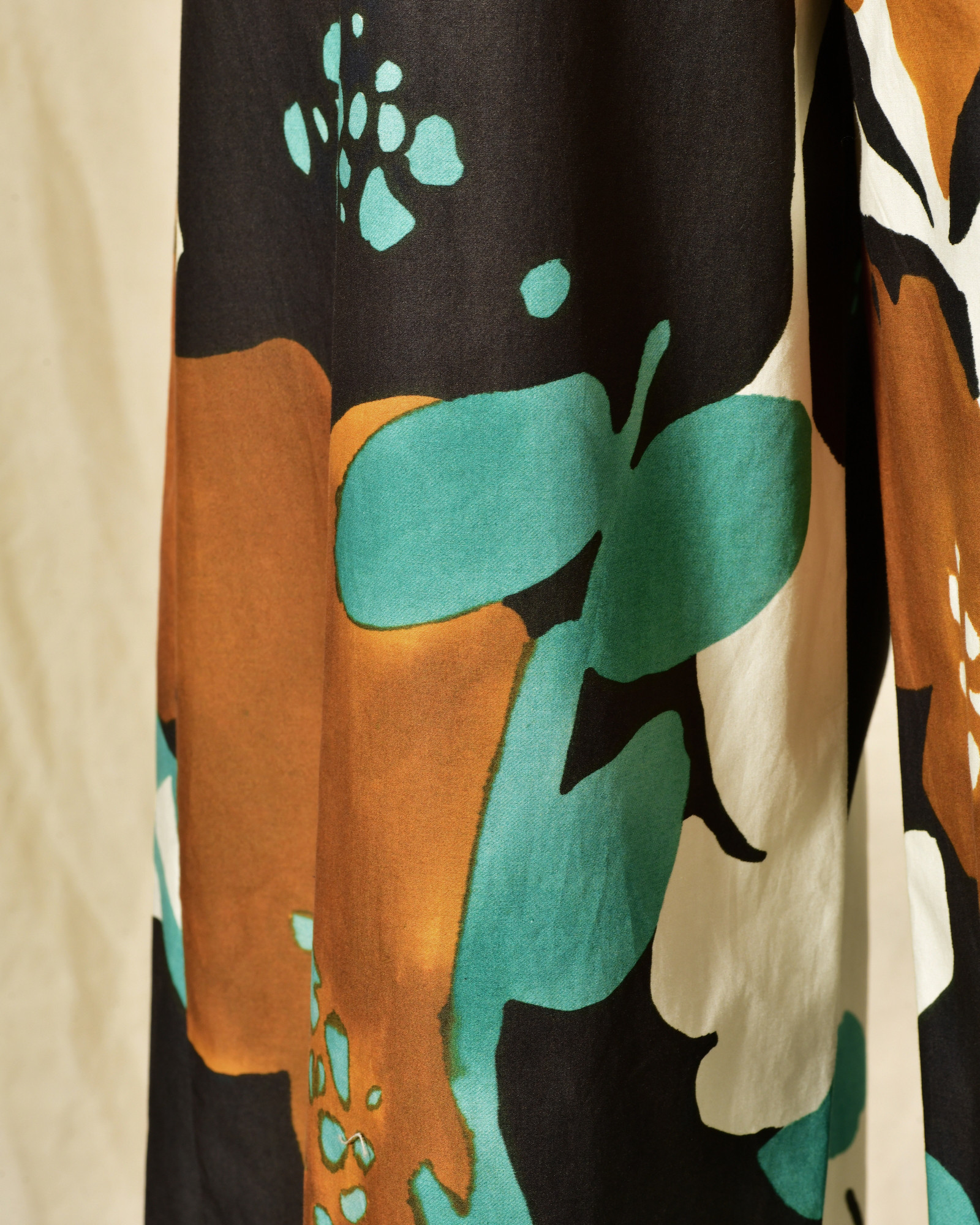 Pantalon large à imprimé florale Lady Cotton