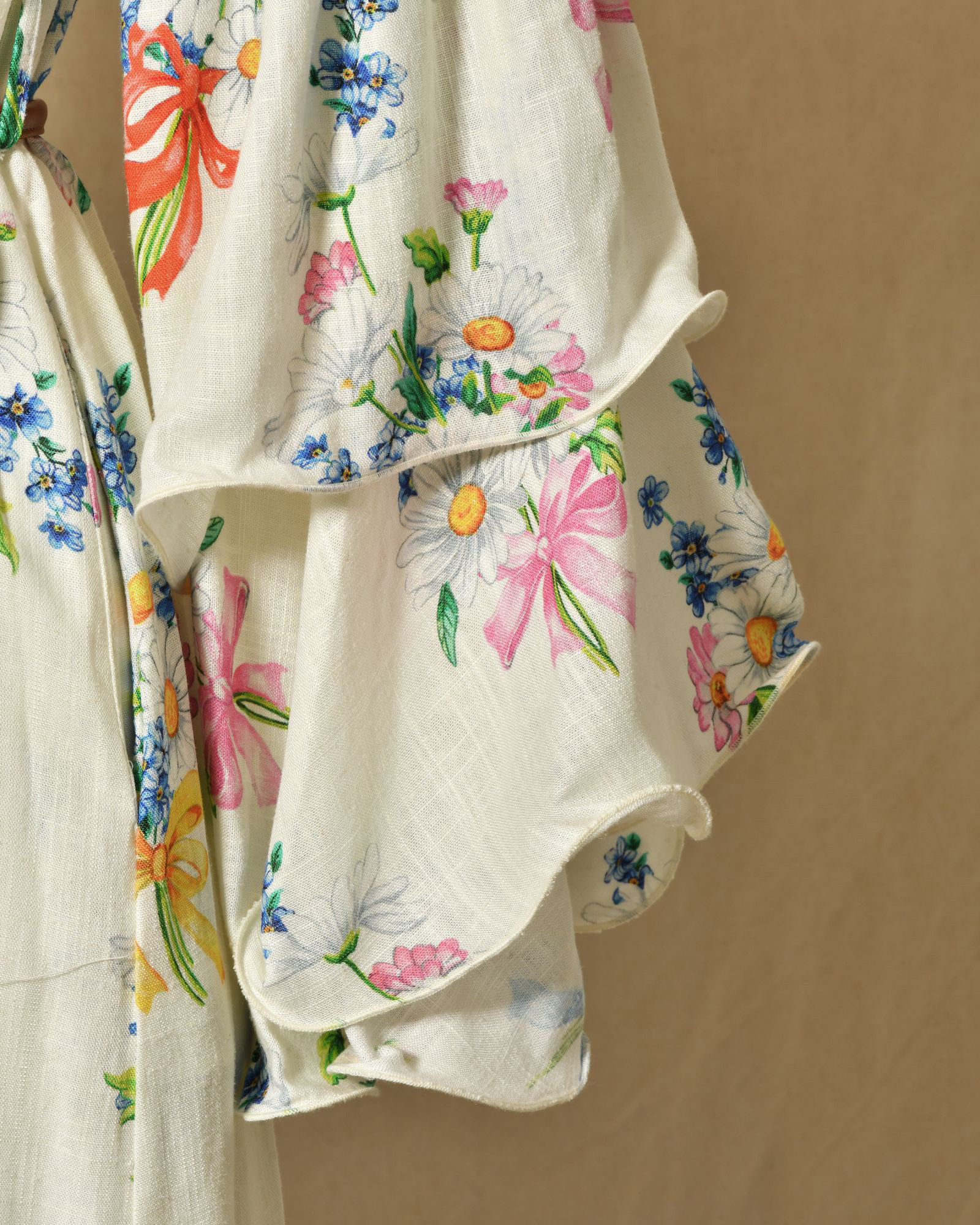 Robe en lin à imprimés floraux Front Street