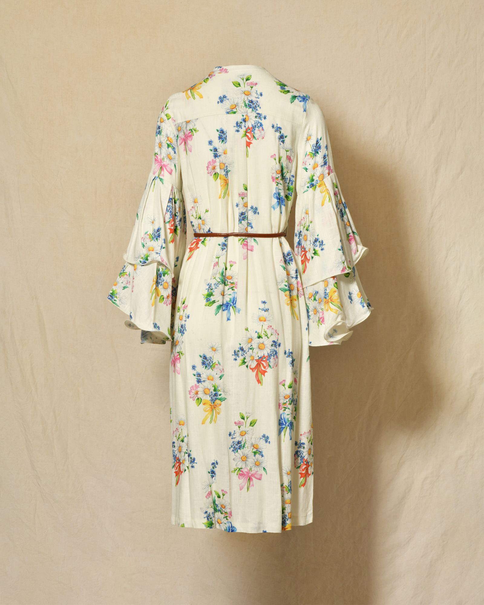 Robe en lin à imprimés floraux Front Street