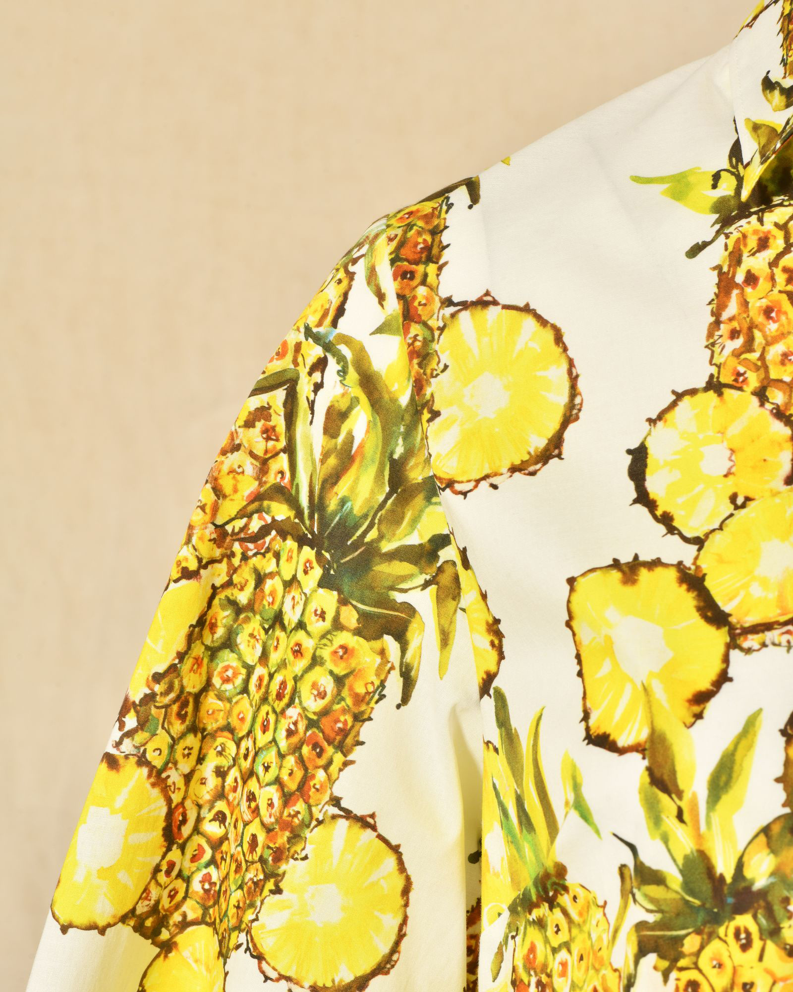 Robe chemise imprimé ananas Lady Cotton
