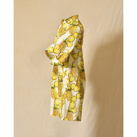 Robe chemise imprimé ananas Lady Cotton