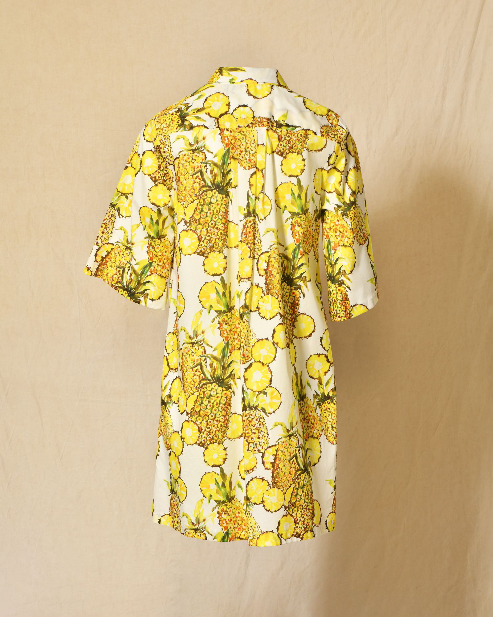 Robe chemise imprimé ananas Lady Cotton