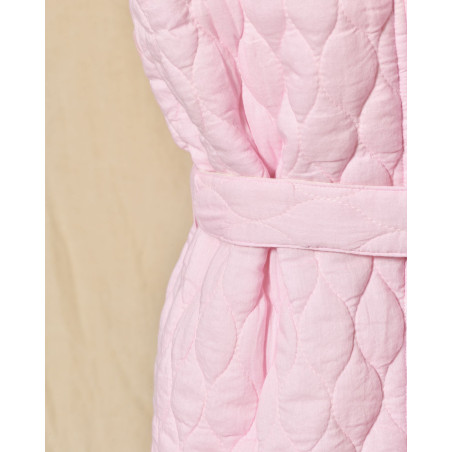 Veste sans manches matelassée rose V.de.Vinster