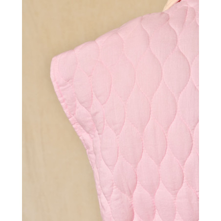 Veste sans manches matelassée rose V.de.Vinster