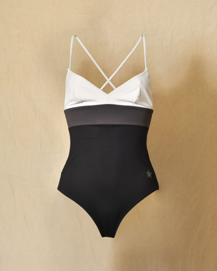 Maillot de bain une pièce tricolore Lorena Antoniazzi