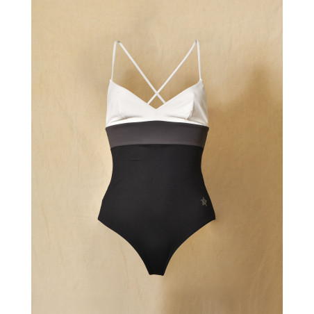Maillot de bain une pièce tricolore Lorena Antoniazzi