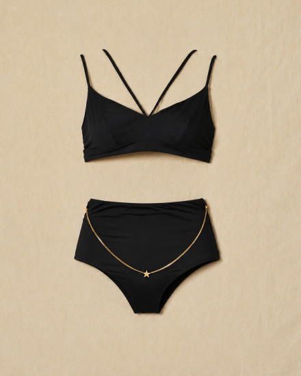 Maillot de bain deux pièces noir Lorena Antoniazzi