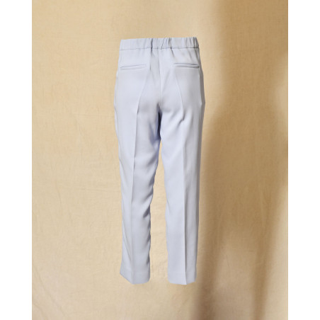 Pantalon cigarette violet Clips