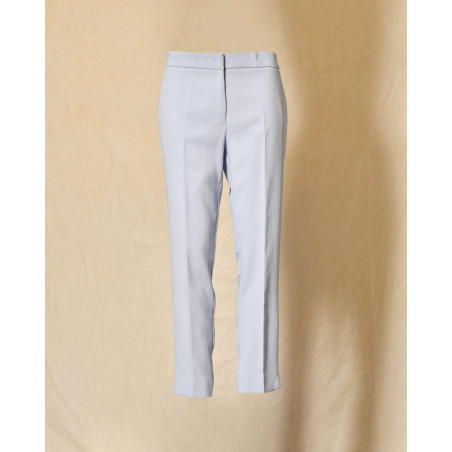 Pantalon cigarette violet Clips