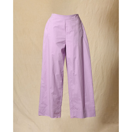 Pantalon palazzo violet pastel Bella Jones