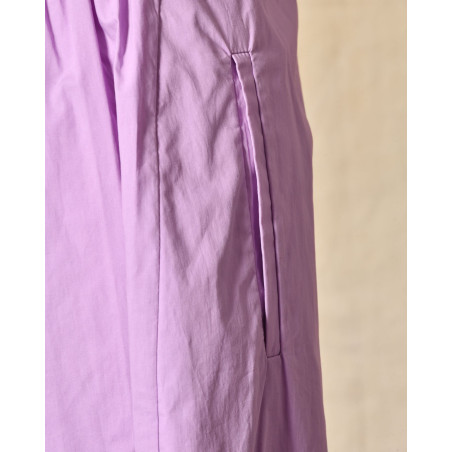 Pantalon palazzo violet pastel Bella Jones