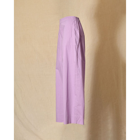 Pantalon palazzo violet pastel Bella Jones