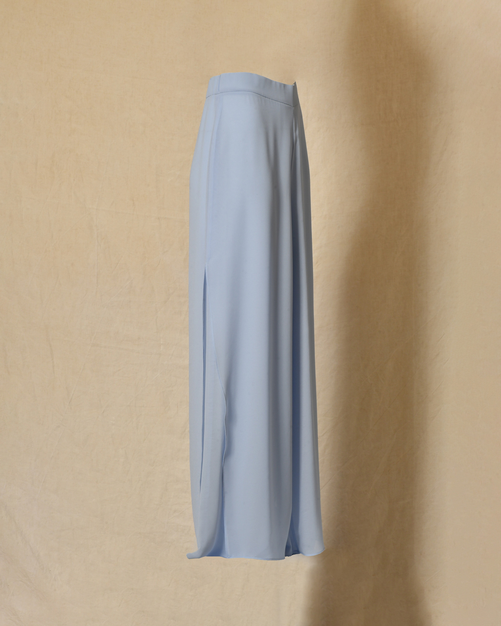 Pantalon palazzo fluide bleu Clips