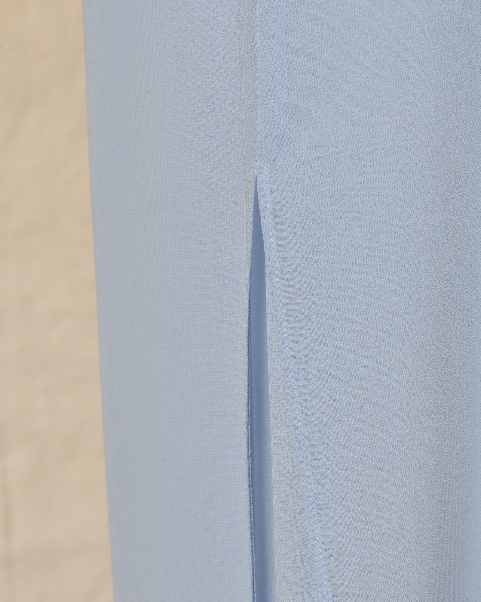 Pantalon palazzo fluide bleu Clips