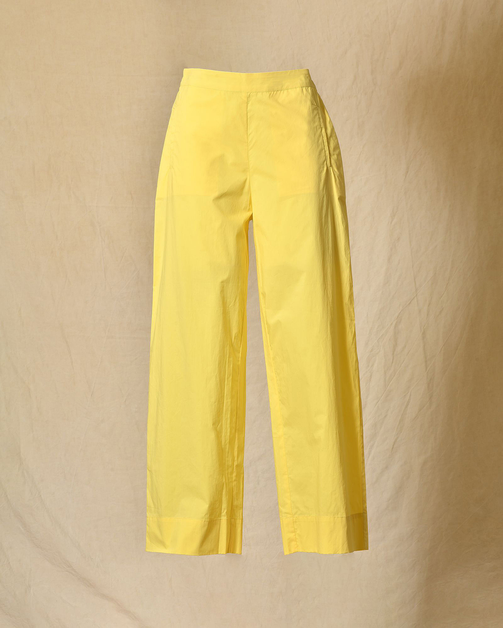 Pantalon palazzo jaune pastel Bella Jones