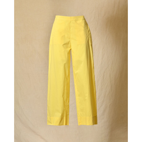 Pantalon palazzo jaune pastel Bella Jones