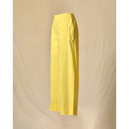 Pantalon palazzo jaune pastel Bella Jones