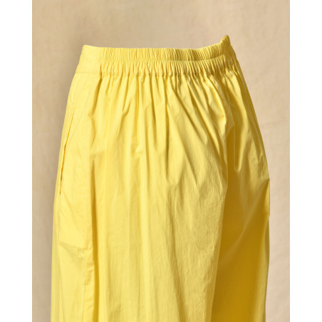 Pantalon palazzo jaune pastel Bella Jones