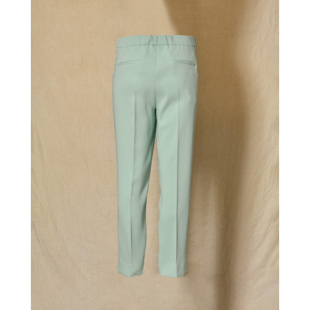 Pantalon cigarette vert d’eau Clips