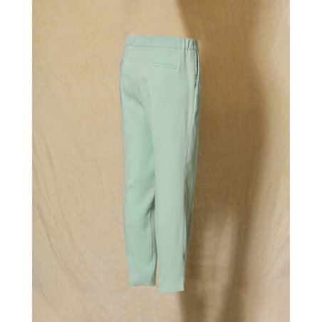 Pantalon cigarette vert d’eau Clips