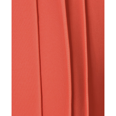 Pantalon corail avec noeud à strass Edward Achour