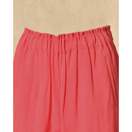 Pantalon palazzo rose Bella Jones
